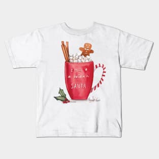 Hot chocolate Christmas cup Kids T-Shirt